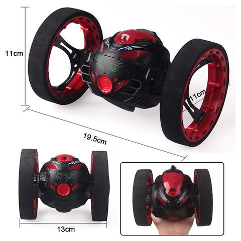 Image of 2.4GHz RC Bounce Car With Jumping LED Light and Music - JustPeri - Drive Your Destiny