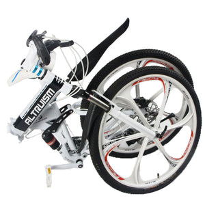 Trendy Foldable Electric bike with 21-speed Dual disc brake