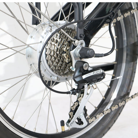 Image of 20" Electric Motor Folding Snow Bike with Hidden Battery - JustPeri - Drive Your Destiny