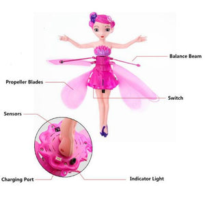 Fairy Dolls IR Induction Flight Control, Girl's Toys
