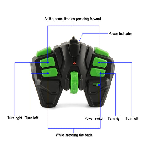 Image of RC Amphibious Stunt Car For Riding Water and Land - JustPeri - Drive Your Destiny