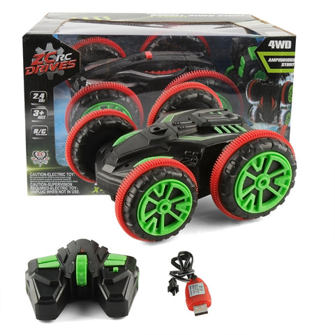 Image of RC Amphibious Stunt Car For Riding Water and Land - JustPeri - Drive Your Destiny