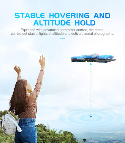 Image of Multiple Axis Foldable Mini RC Selfie Drone - JustPeri - Drive Your Destiny