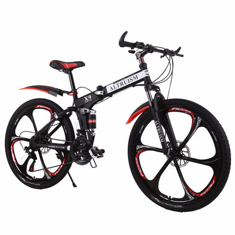 Image of 21-Speed Electric Foldable Mountain Bikes With Dual Disc Brake - JustPeri - Drive Your Destiny