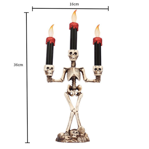 Image of LED Halloween Skull Candles, Skeleton Hand Holder- House of the Dead Collection - JustPeri - Drive Your Destiny