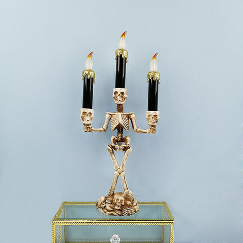 Image of LED Halloween Skull Candles, Skeleton Hand Holder- House of the Dead Collection - JustPeri - Drive Your Destiny