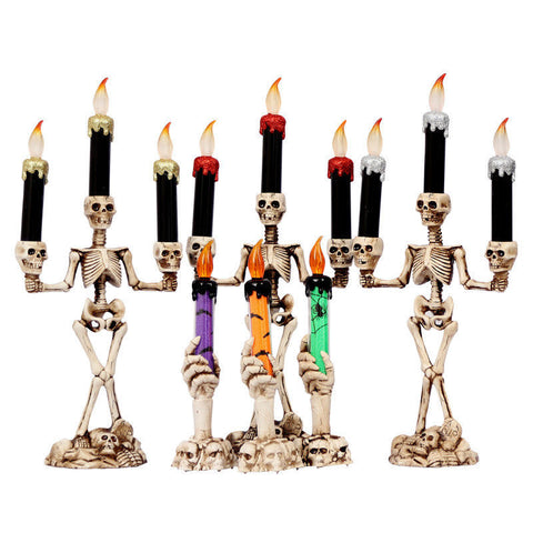 Image of LED Halloween Skull Candles, Skeleton Hand Holder- House of the Dead Collection - JustPeri - Drive Your Destiny
