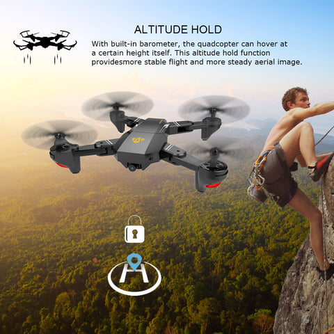 Image of FOV Wide Angle Selfie Camera Drone - Foldable RC Quadcopter - JustPeri - Drive Your Destiny