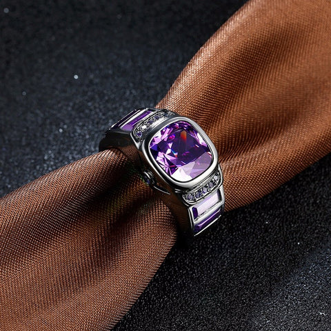 Image of Crystal Black-Gold Rings, Women Fashion Jewelry - JustPeri - Drive Your Destiny