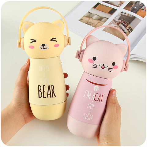 Image of Cute Trending Animal Thermos Flask for Kids - Back To School - JustPeri - Drive Your Destiny