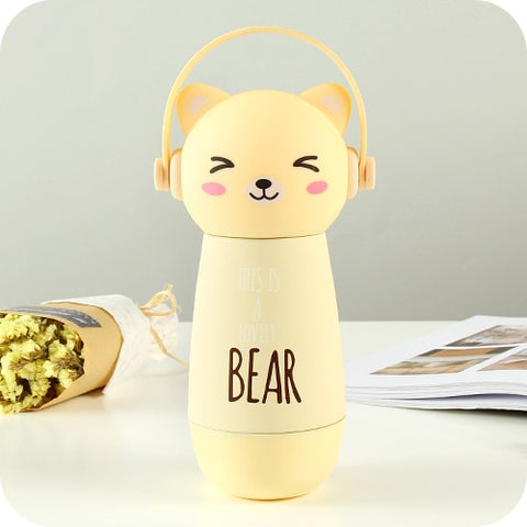 Image of Cute Trending Animal Thermos Flask for Kids - Back To School - JustPeri - Drive Your Destiny