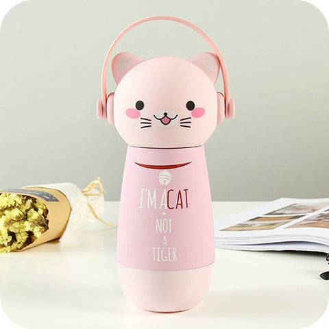 Image of Cute Trending Animal Thermos Flask for Kids - Back To School - JustPeri - Drive Your Destiny