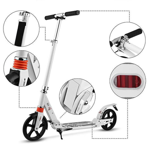 Image of Easy to Carry Dual Suspension Adult Scooter - JustPeri - Drive Your Destiny