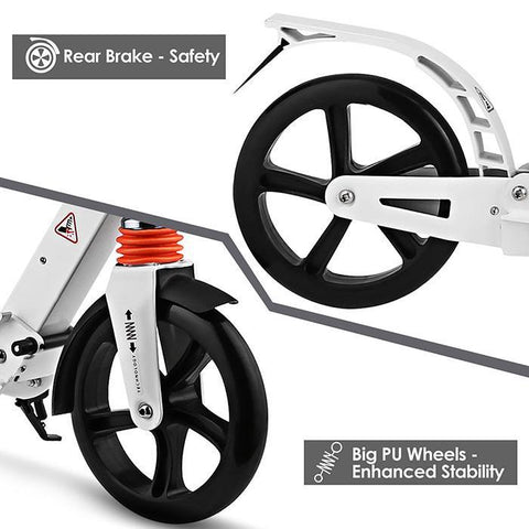 Image of Easy to Carry Dual Suspension Adult Scooter - JustPeri - Drive Your Destiny