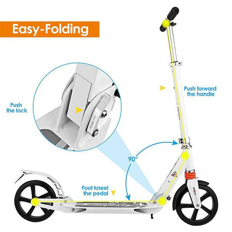 Image of Easy to Carry Dual Suspension Adult Scooter - JustPeri - Drive Your Destiny