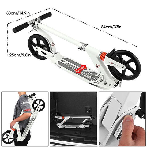 Image of Easy to Carry Dual Suspension Adult Scooter - JustPeri - Drive Your Destiny