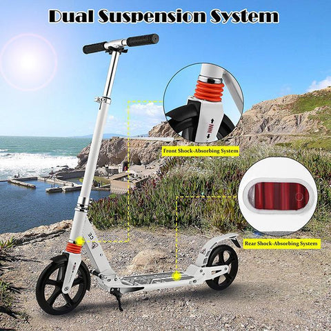 Image of Easy to Carry Dual Suspension Adult Scooter - JustPeri - Drive Your Destiny