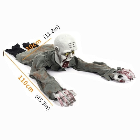 Image of Terrorizing Crawling Ghost Halloween Prop with Burning Eyes - JustPeri - Drive Your Destiny