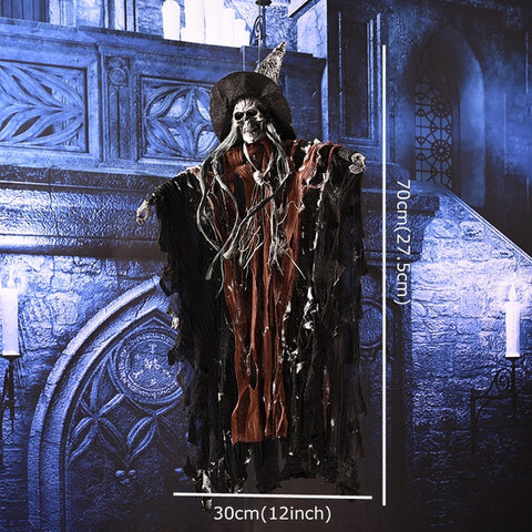 Image of Terrorizing Crawling Ghost Halloween Prop with Burning Eyes - JustPeri - Drive Your Destiny