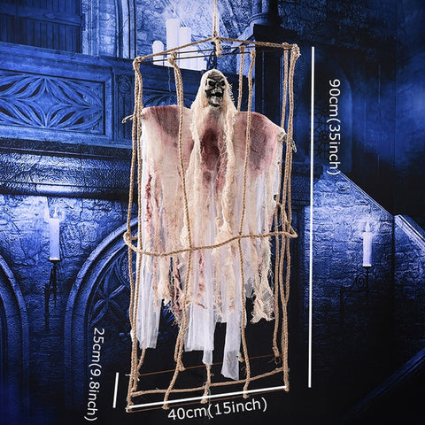 Image of Terrorizing Crawling Ghost Halloween Prop with Burning Eyes - JustPeri - Drive Your Destiny