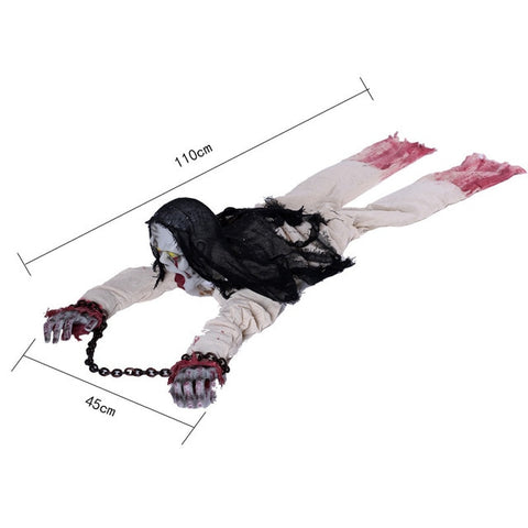 Image of Terrorizing Crawling Ghost Halloween Prop with Burning Eyes - JustPeri - Drive Your Destiny