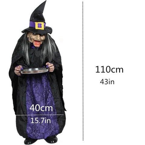 Image of Terrorizing Crawling Ghost Halloween Prop with Burning Eyes - JustPeri - Drive Your Destiny