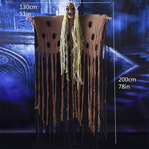 Image of Terrorizing Crawling Ghost Halloween Prop with Burning Eyes - JustPeri - Drive Your Destiny