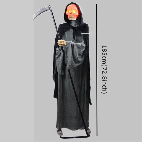 Image of Terrorizing Crawling Ghost Halloween Prop with Burning Eyes - JustPeri - Drive Your Destiny