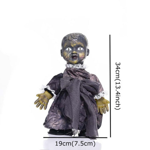 Image of Terrorizing Crawling Ghost Halloween Prop with Burning Eyes - JustPeri - Drive Your Destiny