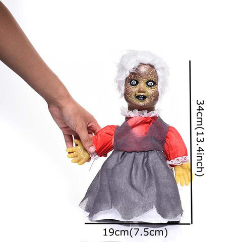 Image of Terrorizing Crawling Ghost Halloween Prop with Burning Eyes - JustPeri - Drive Your Destiny