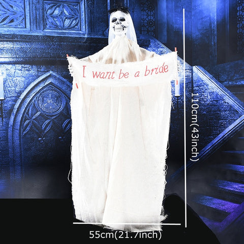 Image of Terrorizing Crawling Ghost Halloween Prop with Burning Eyes - JustPeri - Drive Your Destiny