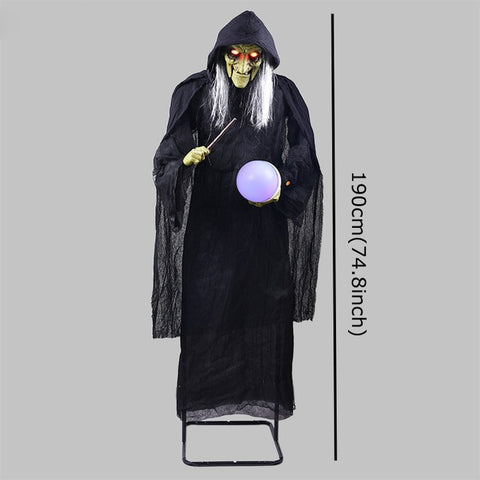 Image of Terrorizing Crawling Ghost Halloween Prop with Burning Eyes - JustPeri - Drive Your Destiny