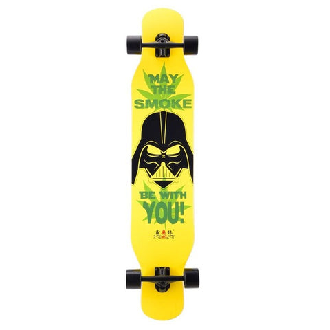 Image of Multicolor Double Rocker Unisex Longboard - JustPeri - Drive Your Destiny
