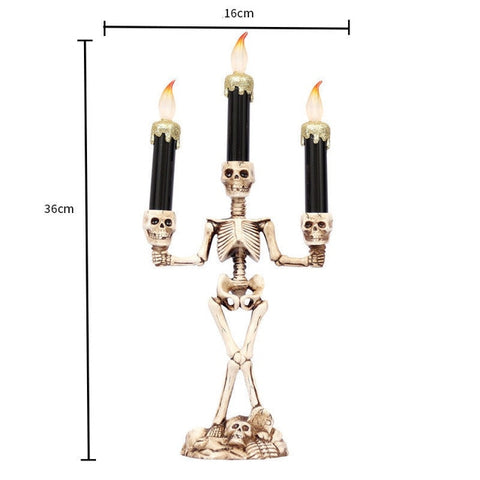 Image of LED Halloween Skull Candles, Skeleton Hand Holder- House of the Dead Collection - JustPeri - Drive Your Destiny