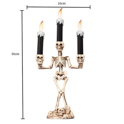 Image of LED Halloween Skull Candles, Skeleton Hand Holder- House of the Dead Collection - JustPeri - Drive Your Destiny