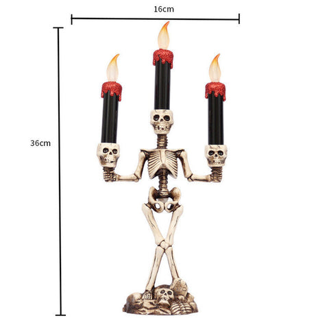 Image of LED Halloween Skull Candles, Skeleton Hand Holder- House of the Dead Collection - JustPeri - Drive Your Destiny