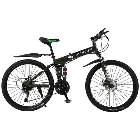 Image of 21-Speed Electric Foldable Mountain Bikes With Dual Disc Brake - JustPeri - Drive Your Destiny