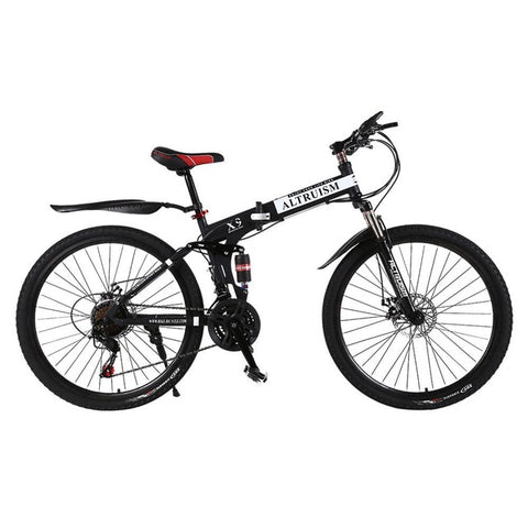 Image of 21-Speed Electric Foldable Mountain Bikes With Dual Disc Brake - JustPeri - Drive Your Destiny