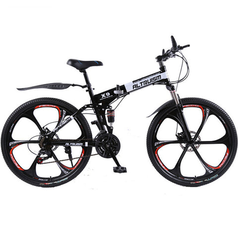 Image of 21-Speed Electric Foldable Mountain Bikes With Dual Disc Brake - JustPeri - Drive Your Destiny