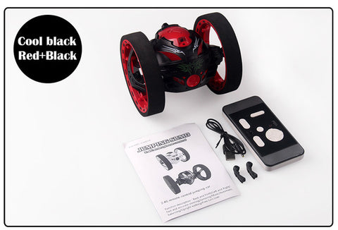 Image of 2.4GHz RC Bounce Car With Jumping LED Light and Music - JustPeri - Drive Your Destiny