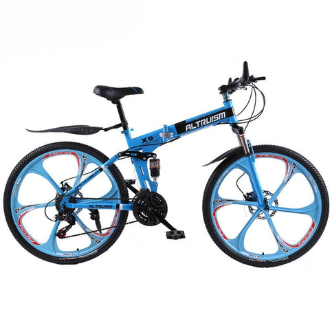 Image of 21-Speed Electric Foldable Mountain Bikes With Dual Disc Brake - JustPeri - Drive Your Destiny
