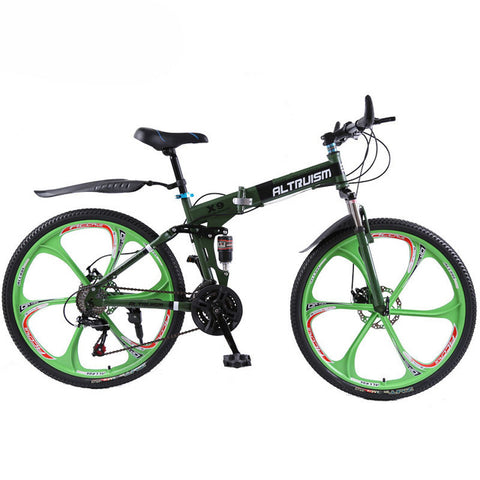 Image of 21-Speed Electric Foldable Mountain Bikes With Dual Disc Brake - JustPeri - Drive Your Destiny