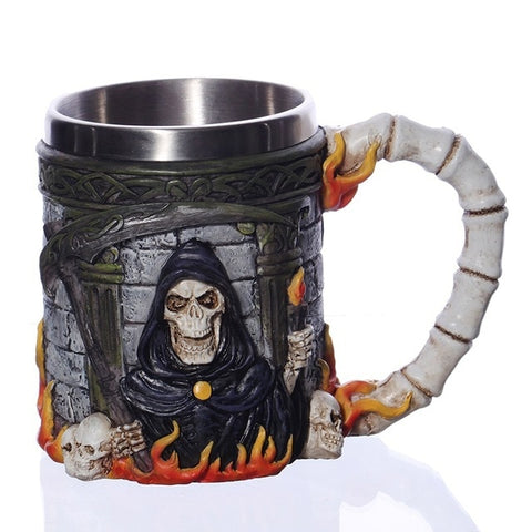 Image of Skeleton Mugs for Coffee, Juice and Beer - Halloween Special - JustPeri - Drive Your Destiny