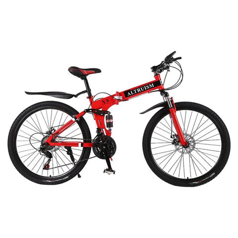 Image of 21-Speed Electric Foldable Mountain Bikes With Dual Disc Brake - JustPeri - Drive Your Destiny