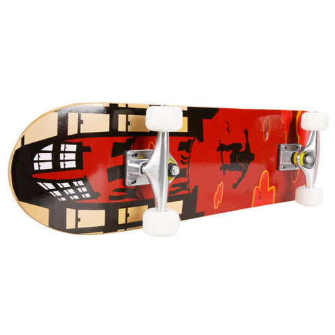Image of Elifine Pro Skull Pattern Skateboard for extreme sports - JustPeri - Drive Your Destiny