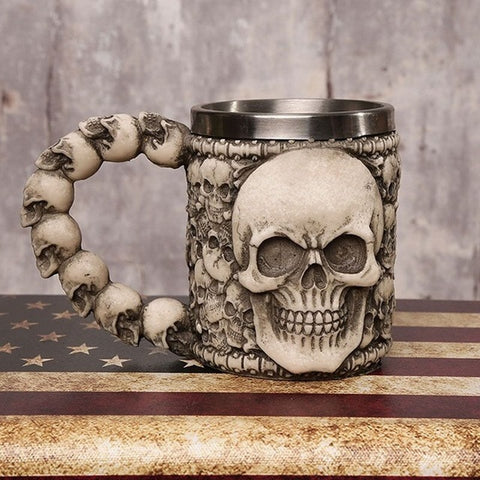 Image of Skeleton Mugs for Coffee, Juice and Beer - Halloween Special - JustPeri - Drive Your Destiny
