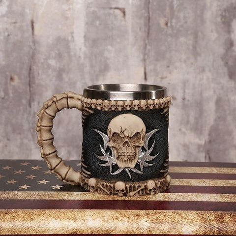 Image of Skeleton Mugs for Coffee, Juice and Beer - Halloween Special - JustPeri - Drive Your Destiny