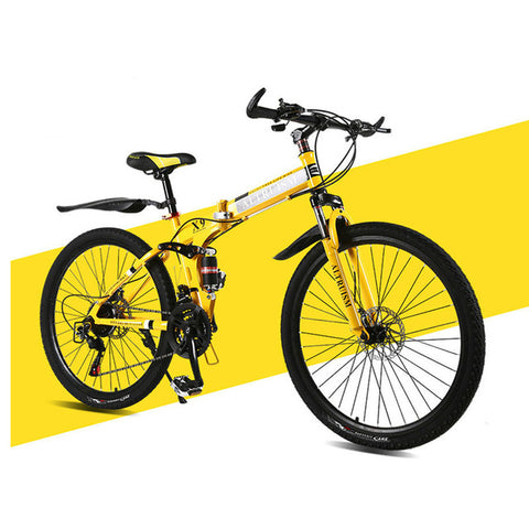 Image of 21-Speed Electric Foldable Mountain Bikes With Dual Disc Brake - JustPeri - Drive Your Destiny