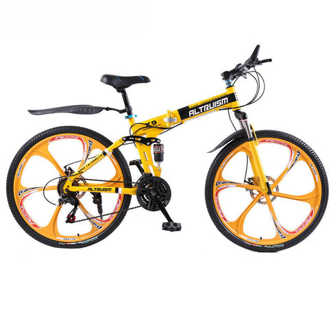 Image of 21-Speed Electric Foldable Mountain Bikes With Dual Disc Brake - JustPeri - Drive Your Destiny