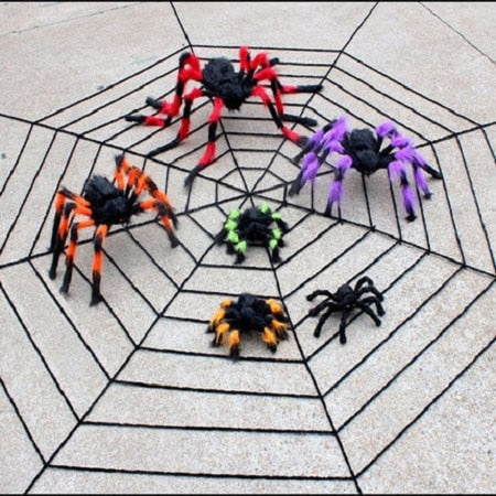 Image of Giant Halloween Spiders for Party and Home Decorations - JustPeri - Drive Your Destiny